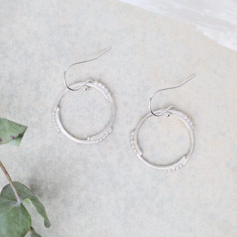 women’s exclusive drop earrings-Petite Ouroboros Earrings