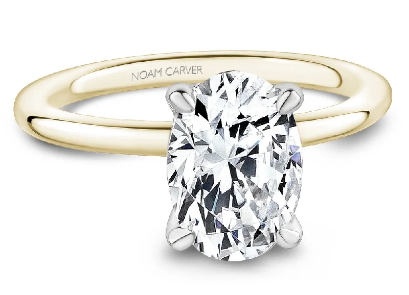 sophisticated engagement rings for women-Noam Carver - Claw Prong Solitare Setting