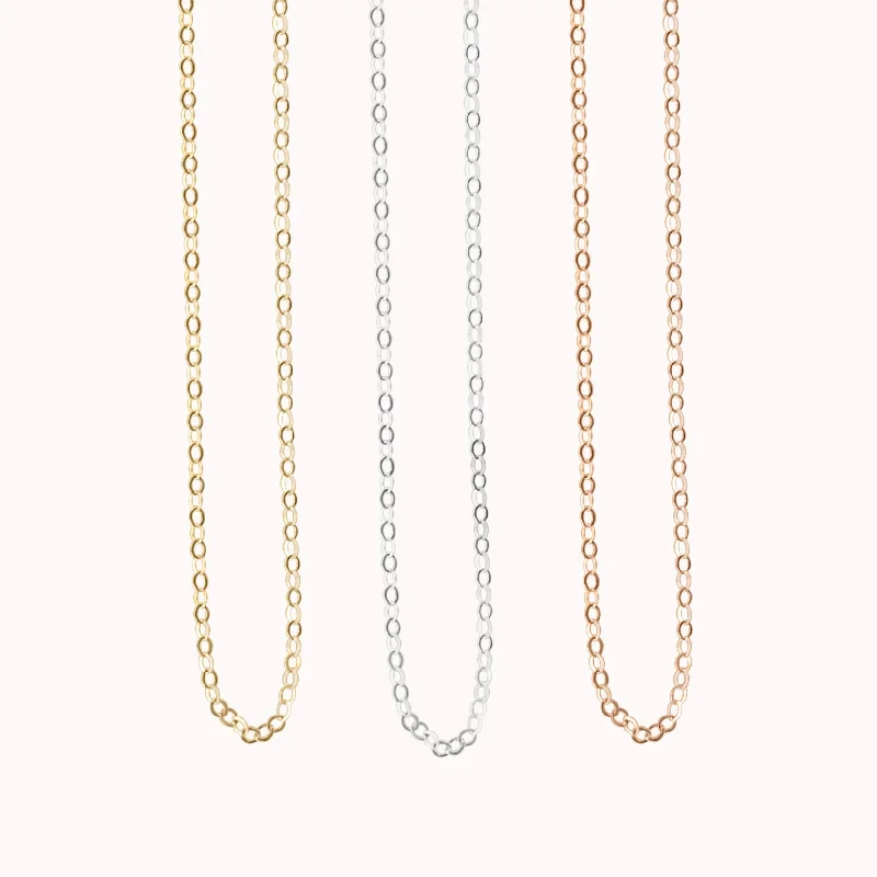 women’s chunky necklaces-Whisper Chain Necklace