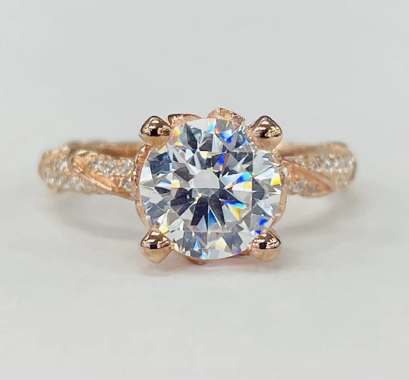 engagement rings with bands-Noam Carver - The Rose