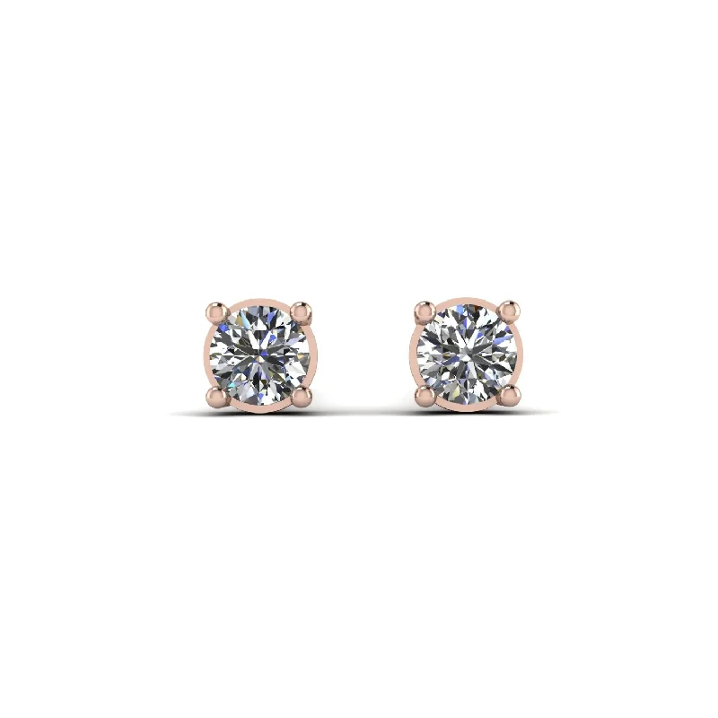 women’s sophisticated diamond earrings-Minimalist Diamond Earrings - Myla No. 2