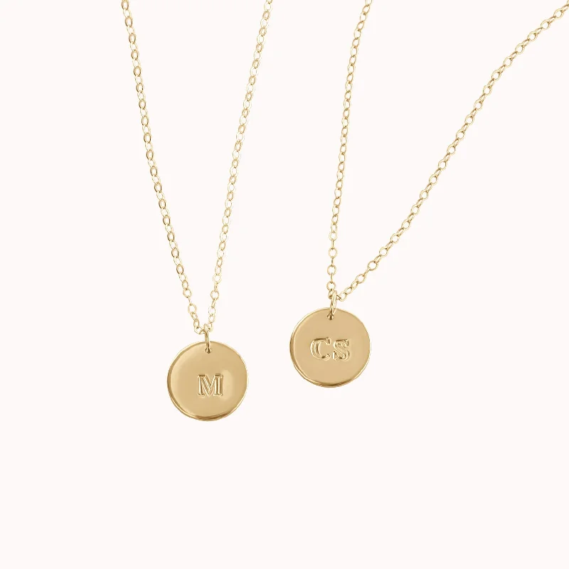 women’s statement chain necklaces-Cara Initial Necklace