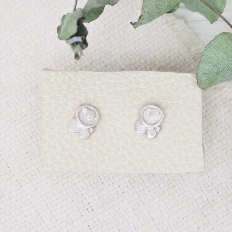 women’s statement jewelry earrings-Bubble Stud Earrings