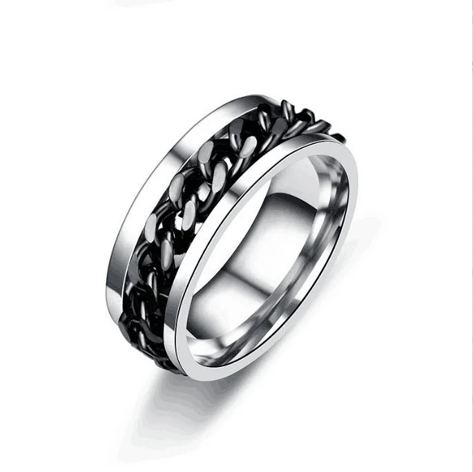 Rotating-Ordinary Black Chain Ring