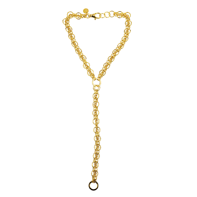 women’s luxury gold chain necklaces-ROCKABILLY LONG NECKLACE