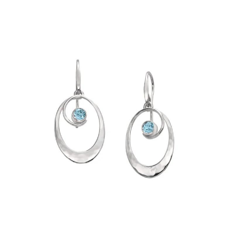 women’s exclusive drop earrings-Blue Topaz Sophia Earrings