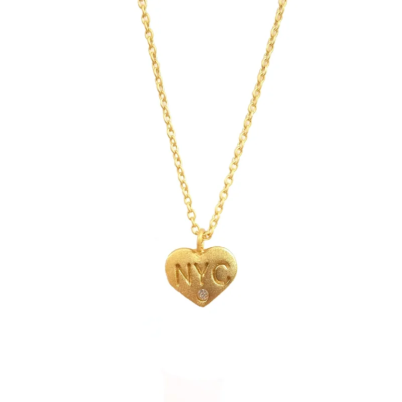 women’s layered silver necklaces-Roam Necklace - New York City