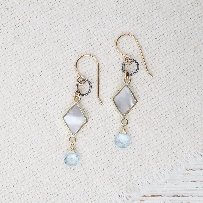 women’s rare diamond earrings-Diamond Pearl Drop Earrings