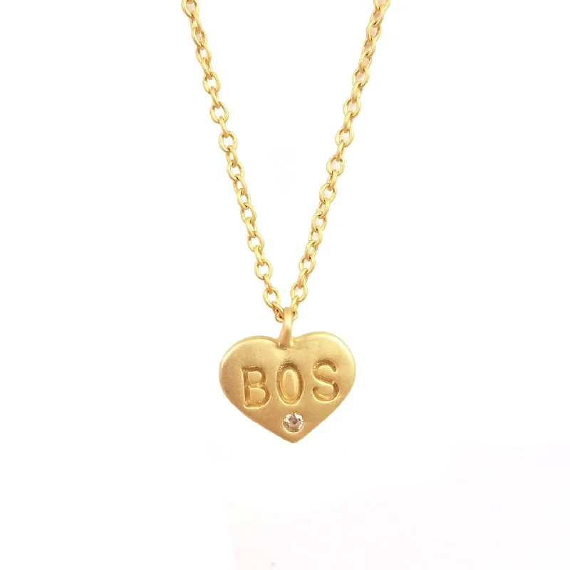 women’s bar and charm necklaces-Roam Necklace - Boston