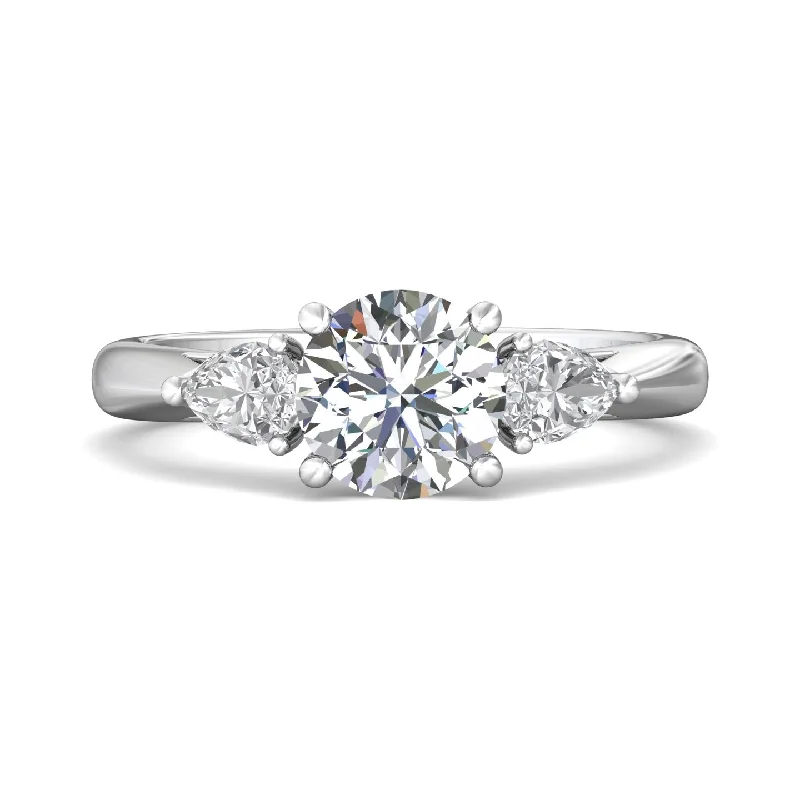 modern three-stone engagement rings-3-Stone Ring