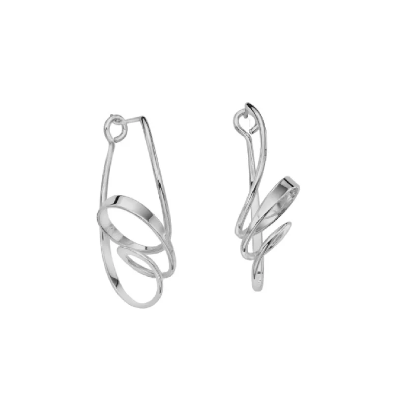 women’s vintage hoop earrings-Sterling Silver Chaparral Earrings