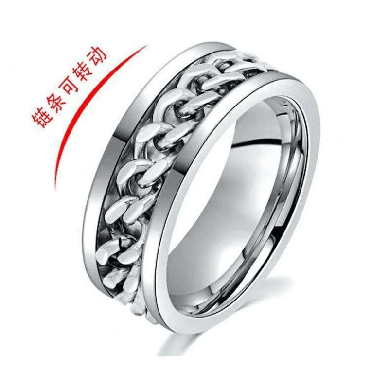 Silver Chain Ring