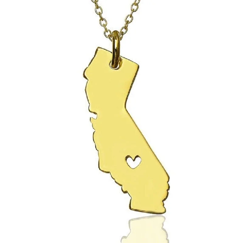 women’s gemstone infinity necklaces-Roam Necklace - California