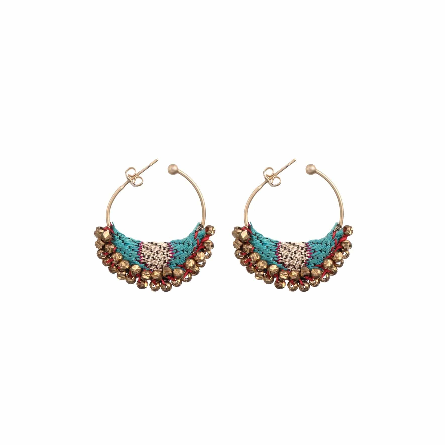 women’s oval earrings-Queen of Sheba Auriel Earrings