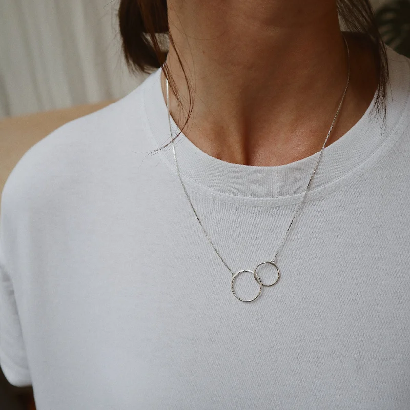 women’s timeless diamond pendant necklaces-'Elska’ Infinity Necklace