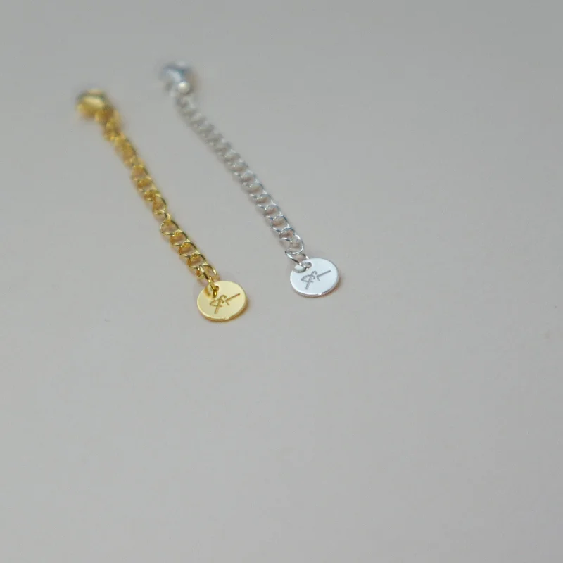 women’s radiant gold necklaces-Basic Chain Extender 2 Inches