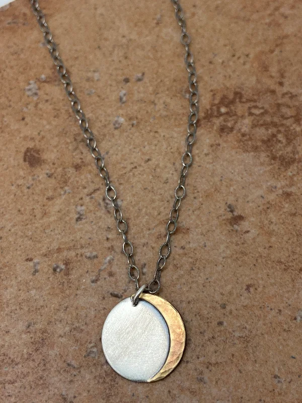 women’s luxury pendant jewelry-Moon Over Boise Necklace