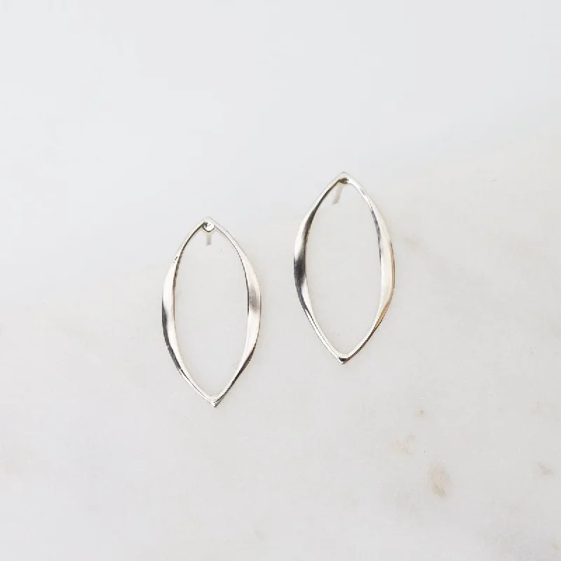 women’s twisted hoop earrings-Marquis Post Earrings