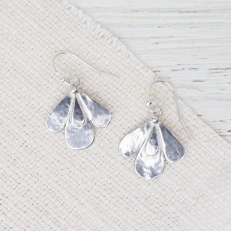 women’s charming earrings-Fan Leaf Earrings