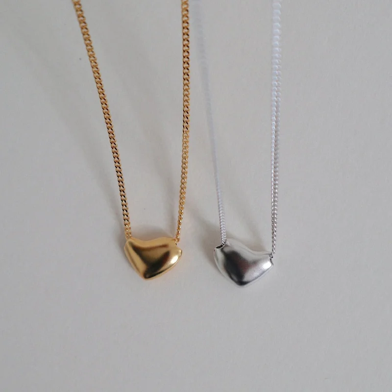 women’s contemporary gold necklaces-'Heart in the Clouds' Chain Necklace