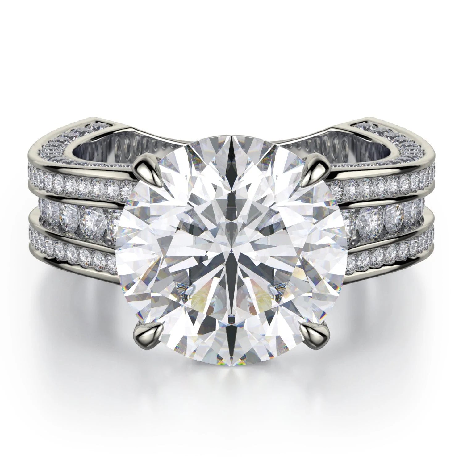 luxury engagement rings-Strada R752-3