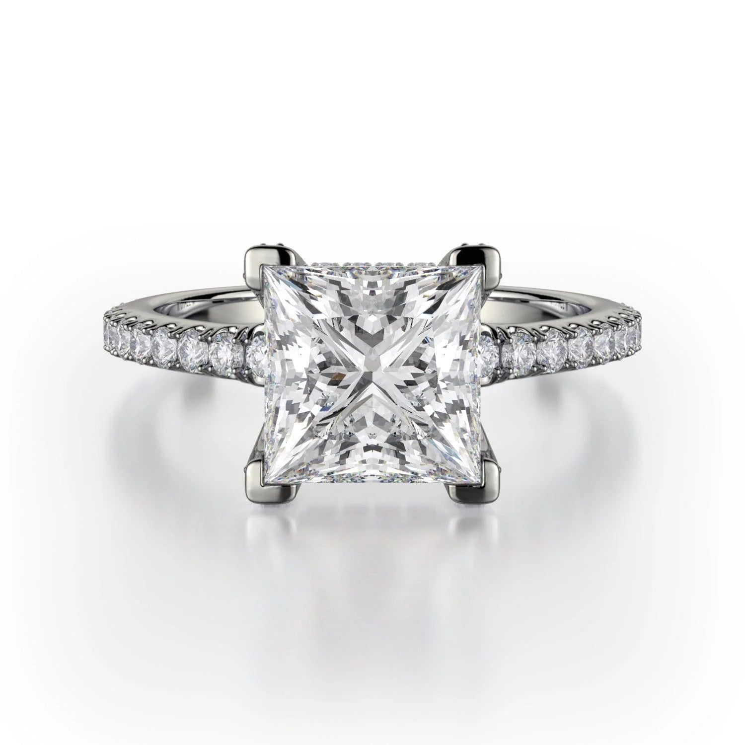 affordable engagement rings with precious stones-Crown R781-1.5