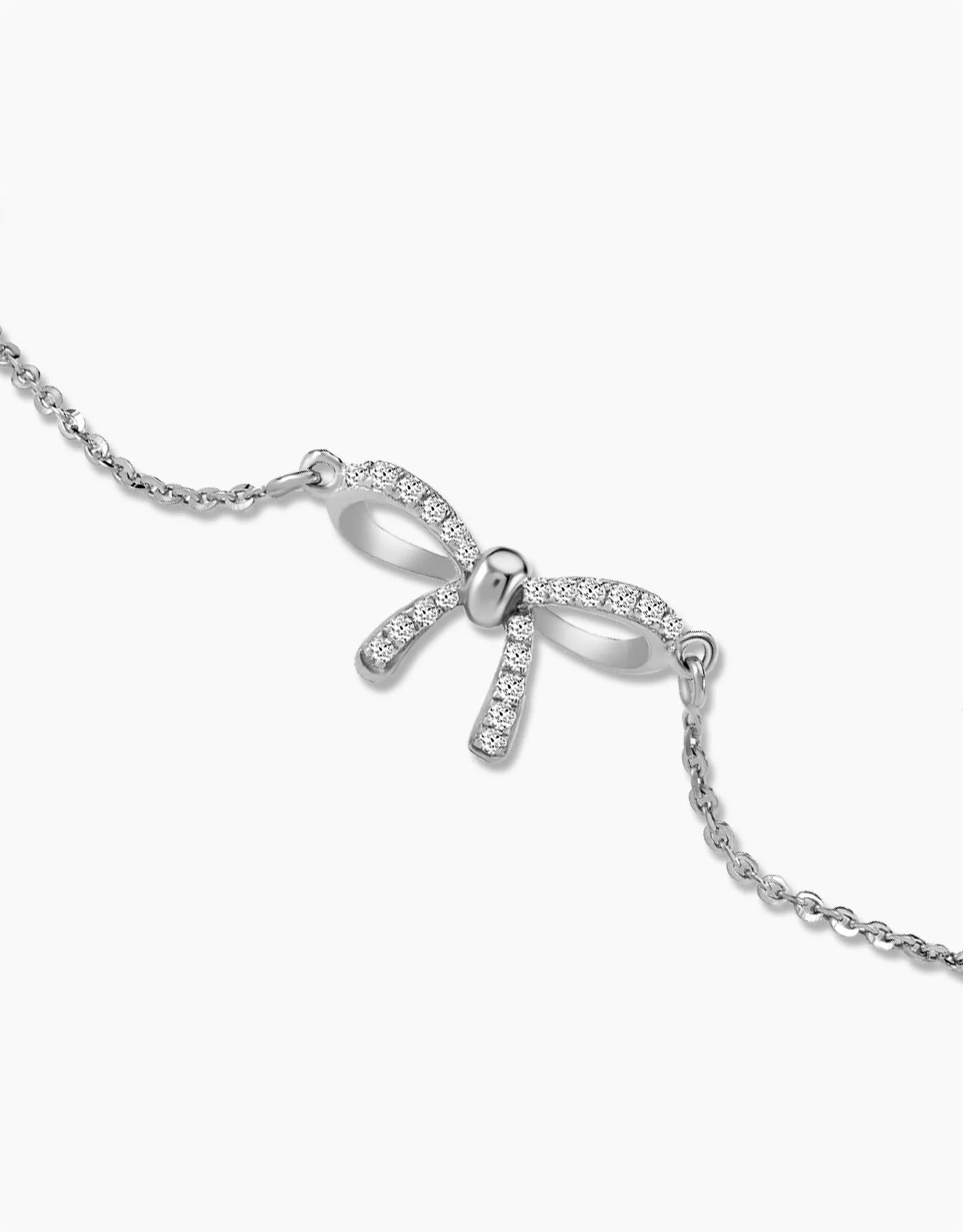 women’s infinity bracelet-LVC Noeud Dainty Diamond Bracelet