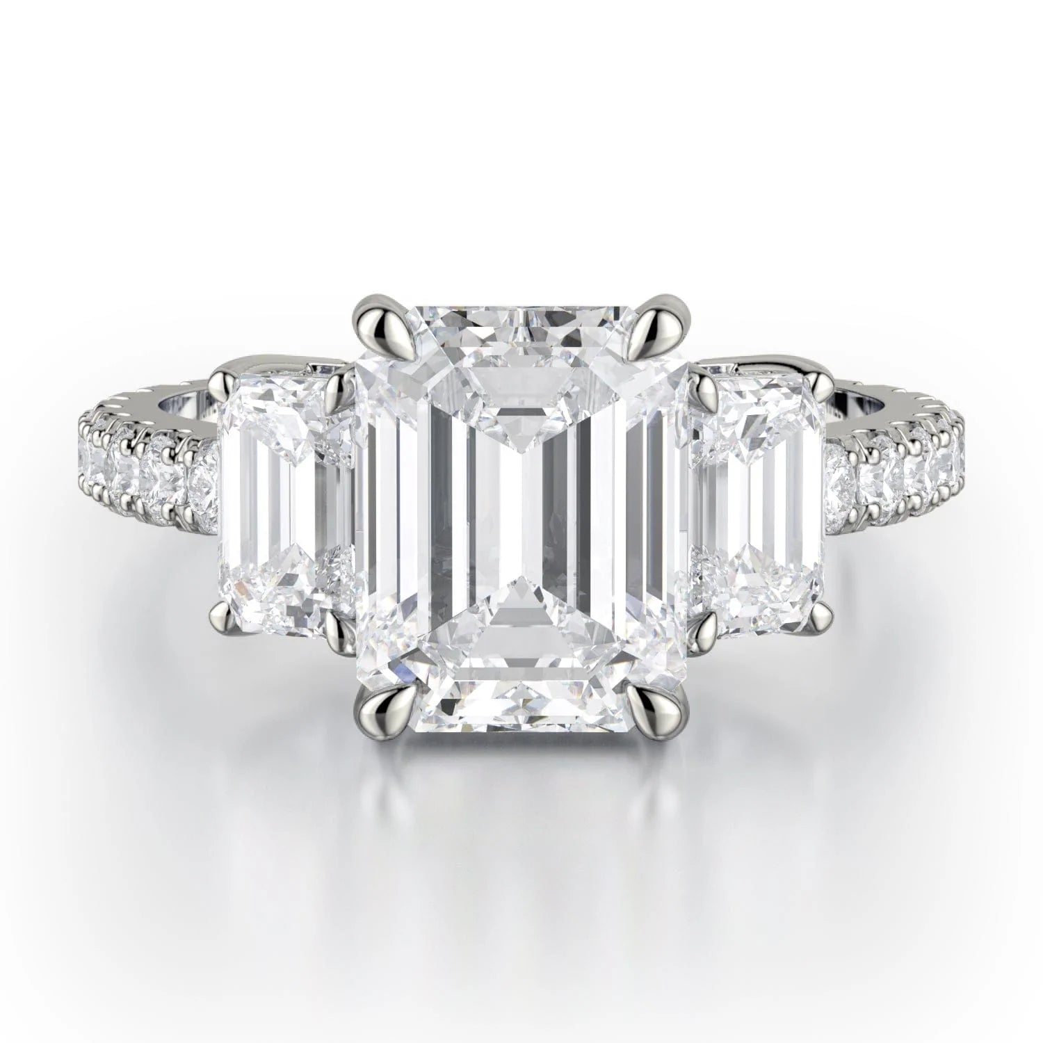 affordable engagement rings with unique designs-Trinity R767-2.5