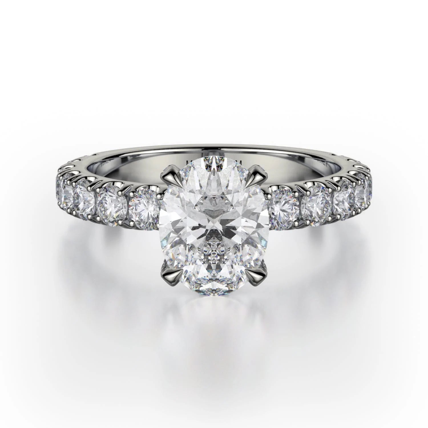 stunning engagement rings with gemstones-Crown R731-2