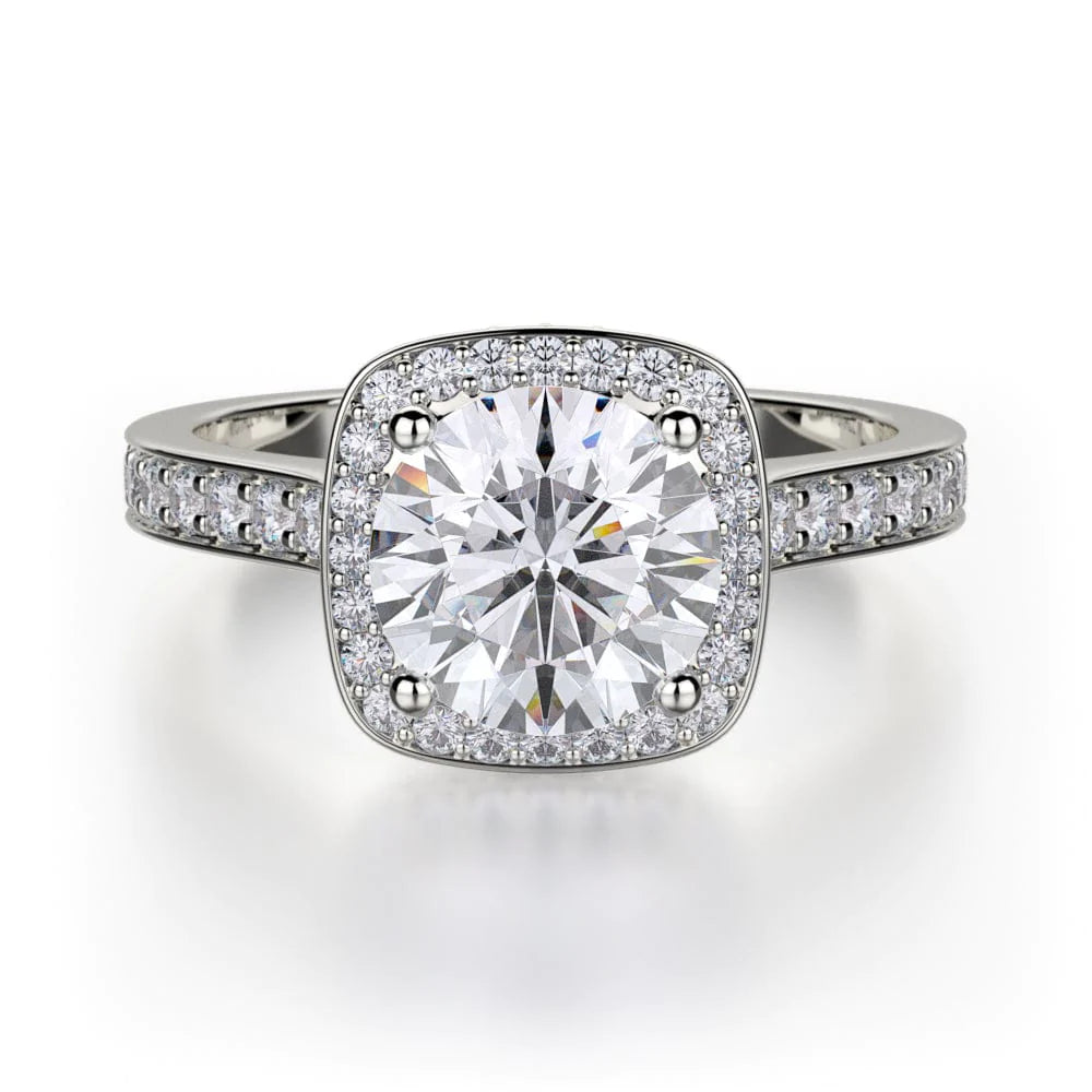 classic round-cut engagement rings-Defined R353-2