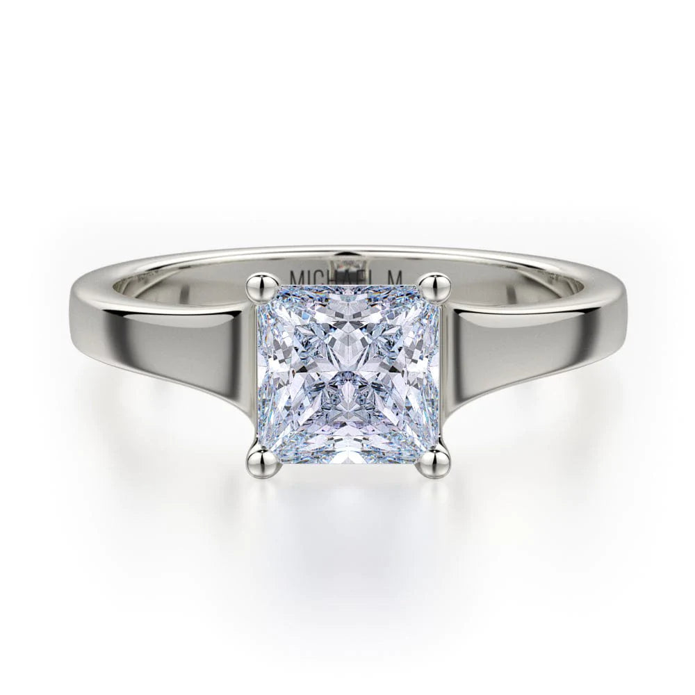 elegant rings with diamonds for engagements-Defined R522-1