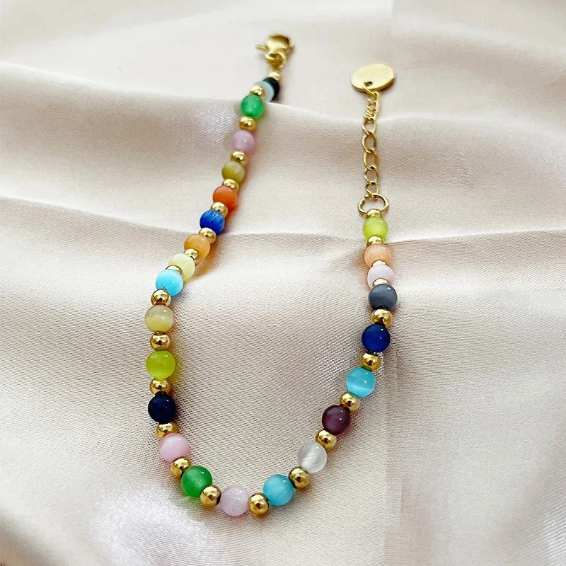 Colorful Opal Bracelet