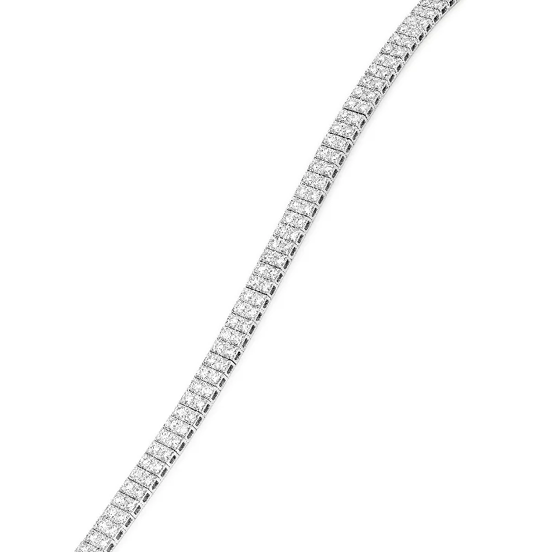 women’s leather bangle-Double Row Tennis Bracelet - 2.71 Carat