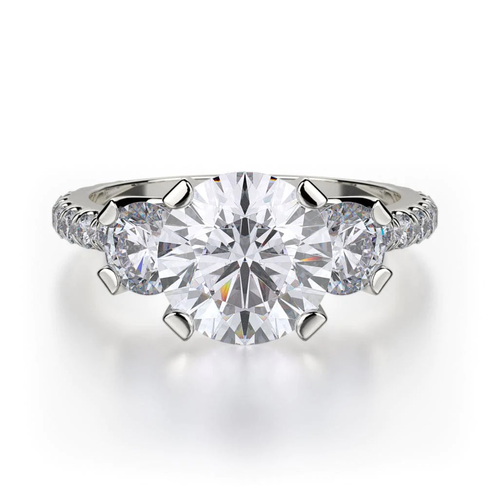 affordable solitaire diamond rings-Trinity R422-2