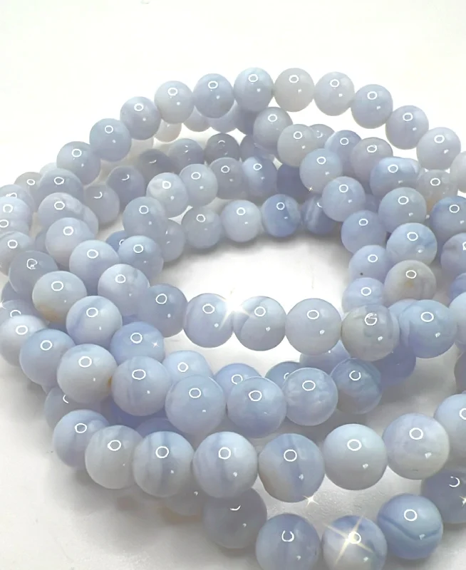 women’s colorful bracelet-BLUE LACE AGATE BRACELET- harmony, hope, soothing