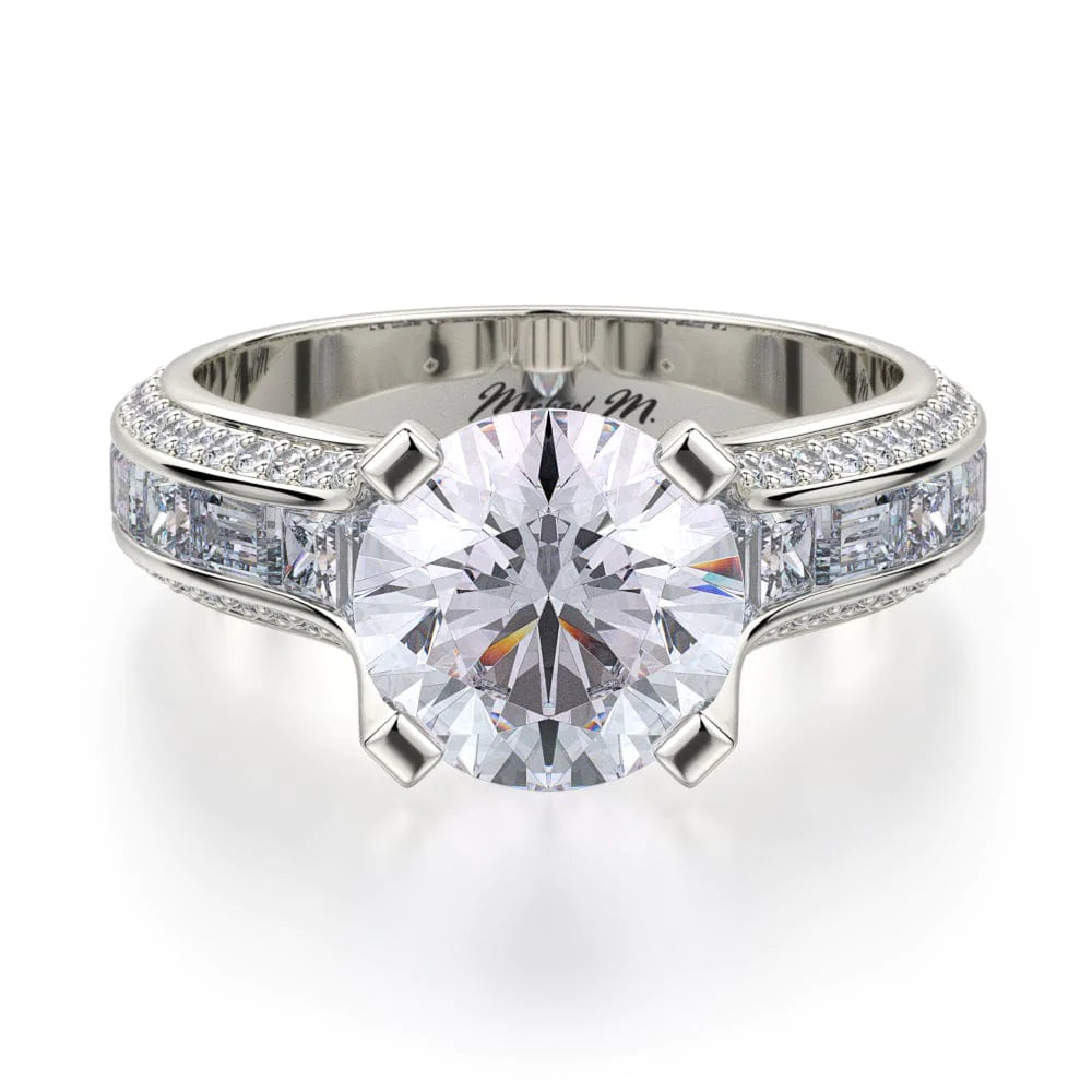 halo engagement rings-Strada R690-2