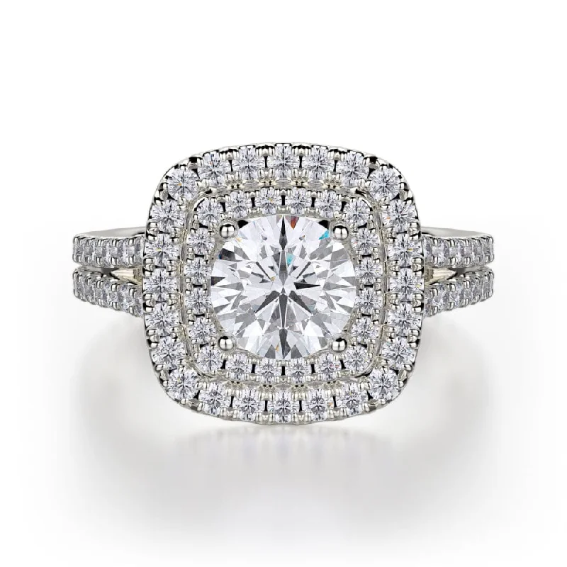 radiant-cut solitaire engagement rings-Europa R661-1