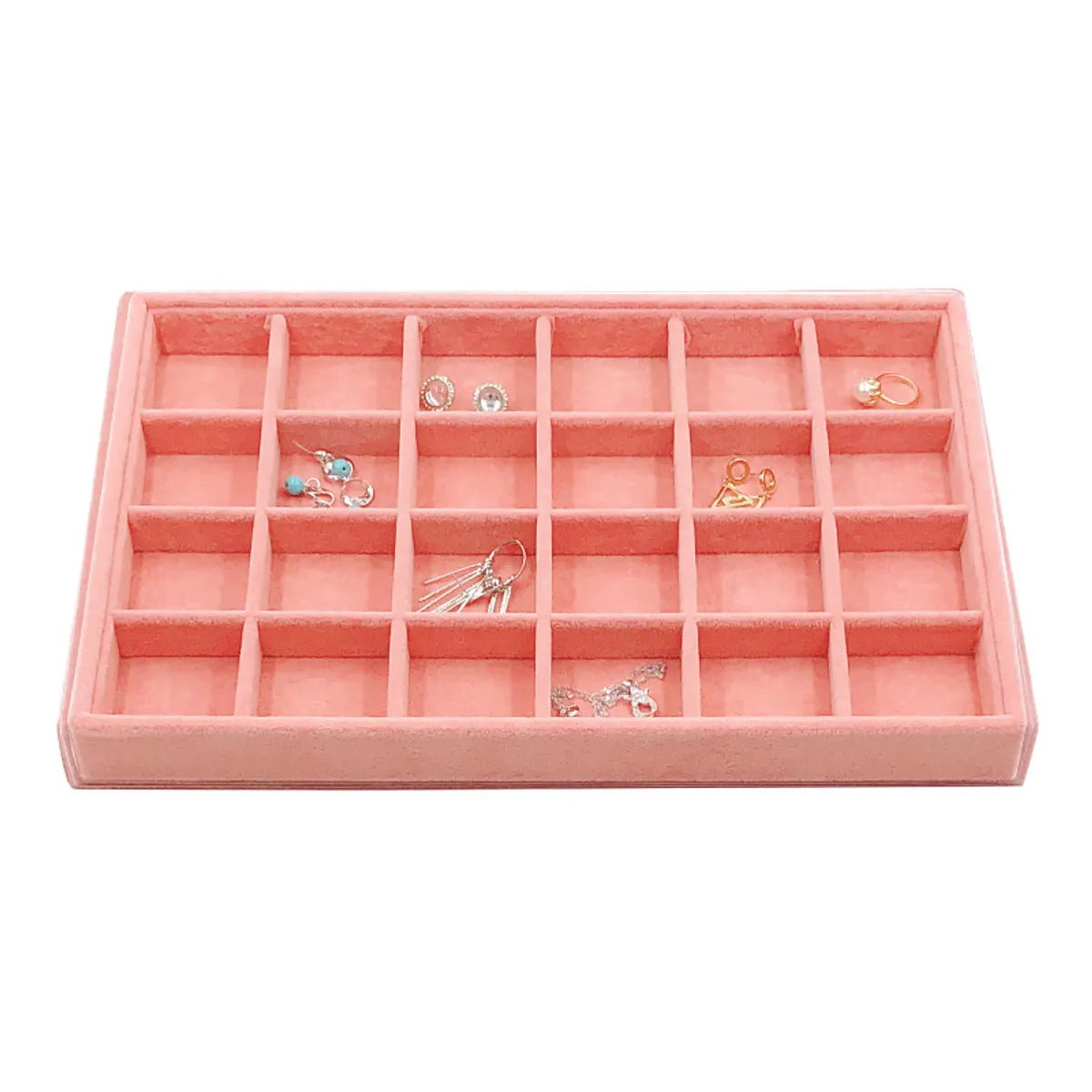 Large Pink Ice Flower 24-Bay plate