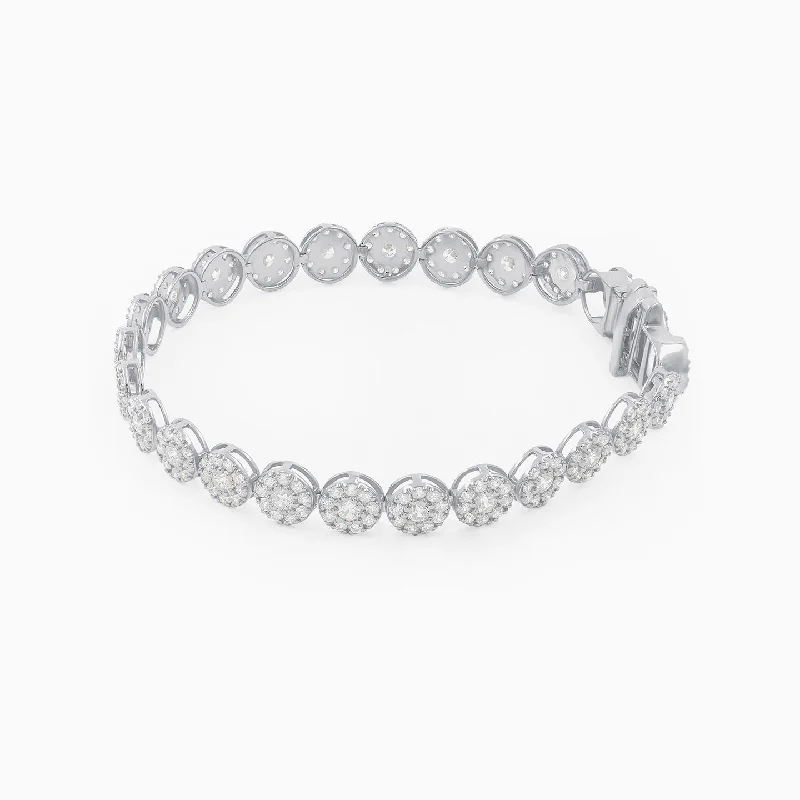 women’s diamond bangle-Sterling Silver 925 Charm Bracelet