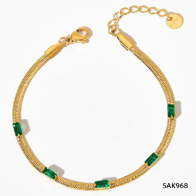 Sak968 Bracelet Green