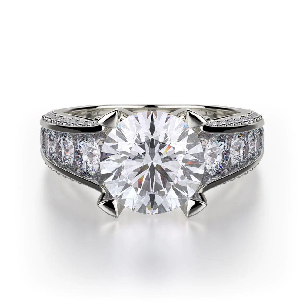 oval engagement rings-Strada R388-2