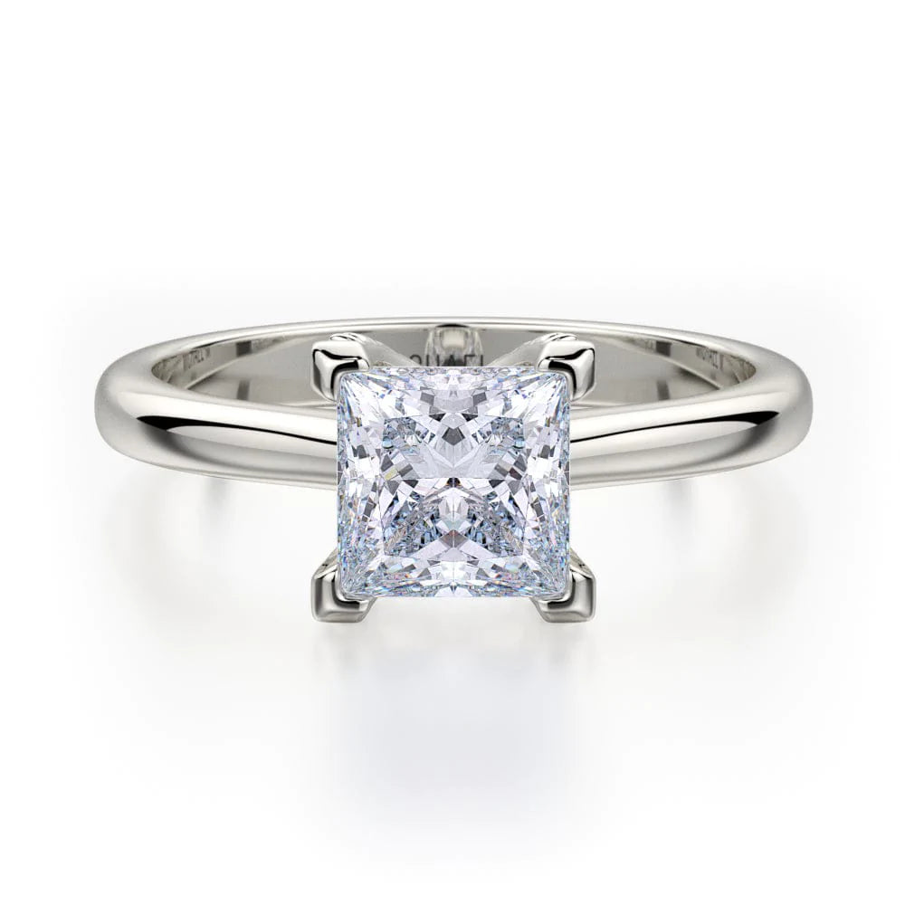 radiant-cut diamond rings for engagement-Defined R518-1