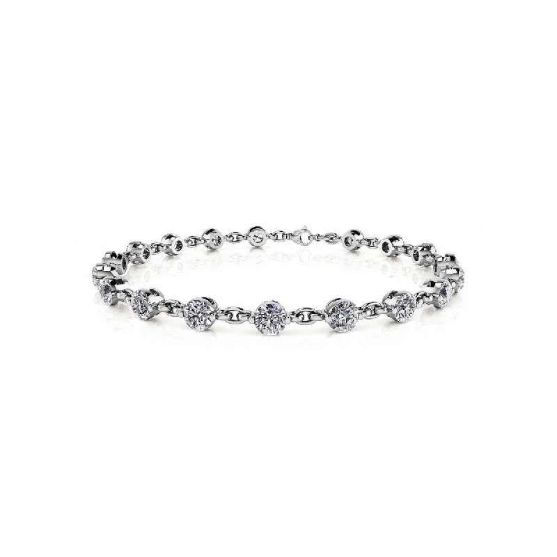 women’s celestial bracelet-14k Link Lab Grown Diamond Bracelet