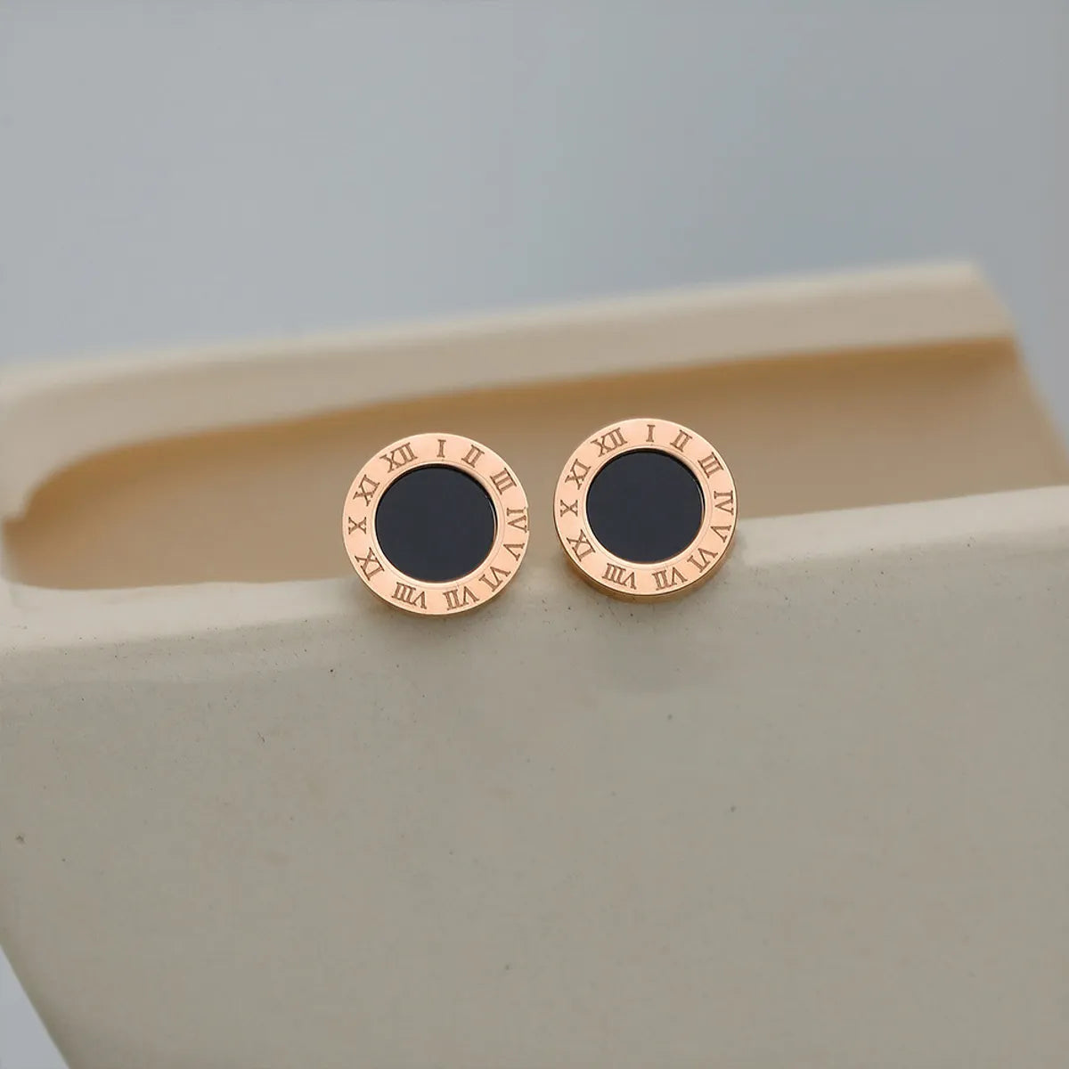 Rose Gold Stud Earrings