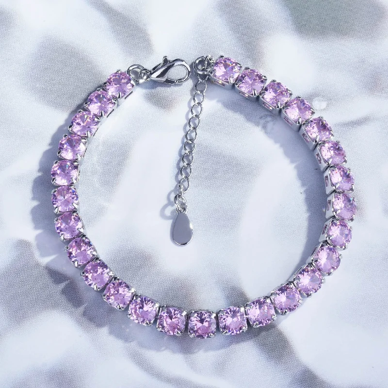 Pink Diamond Bracelet [Total Length Is about 16 + 3cm]]