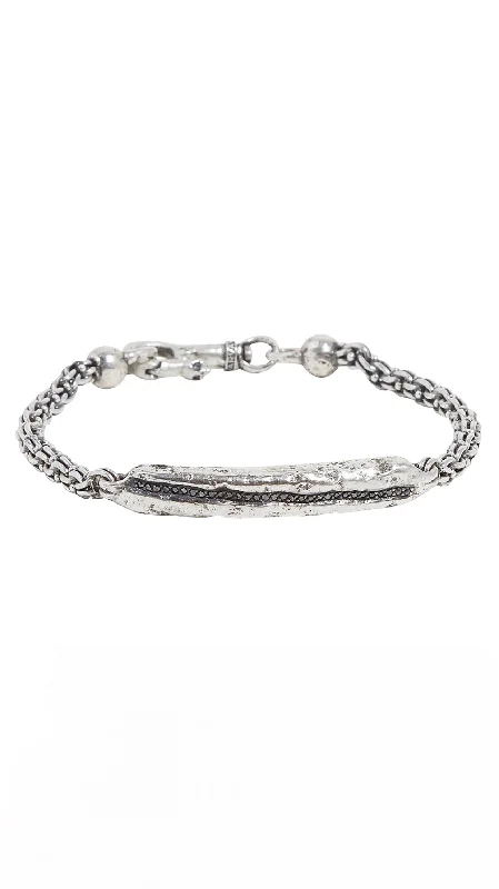 women’s statement charm bangle-ID Chain Bracelet