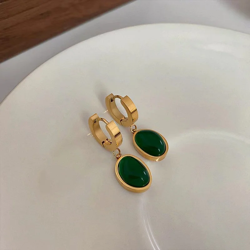 Emerald Earrings