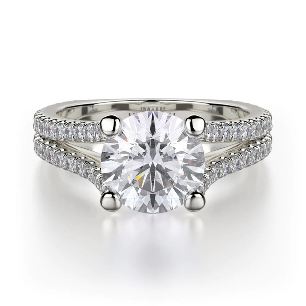 diamond cluster engagement rings-Europa R437-1.5