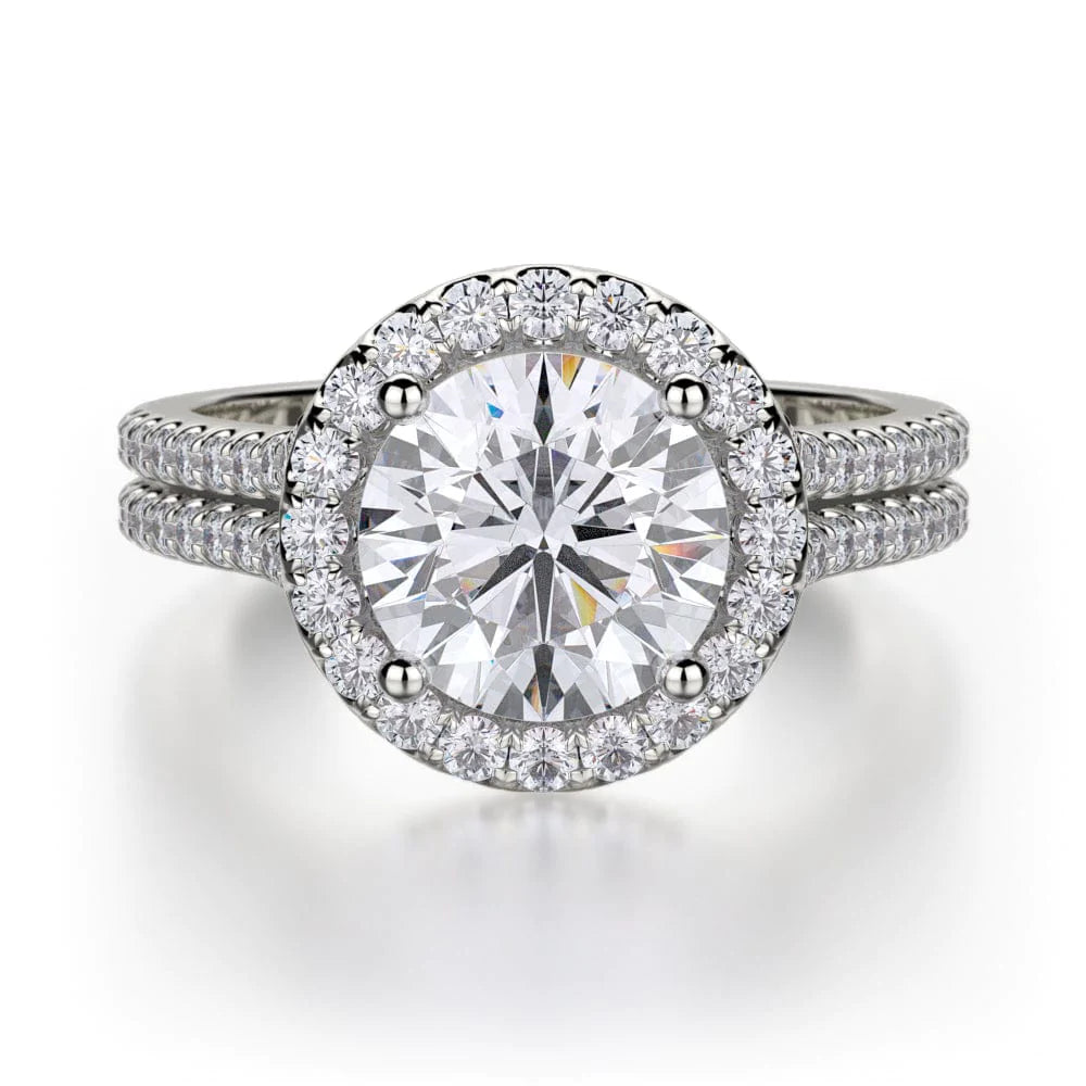 engagement rings with diamonds-Europa R456-2