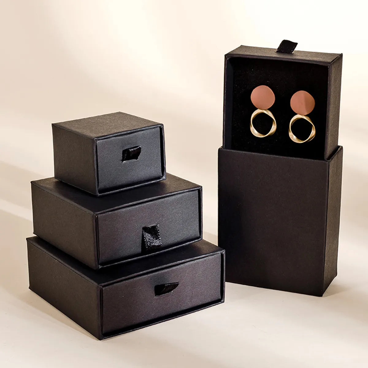 Black card drawer box